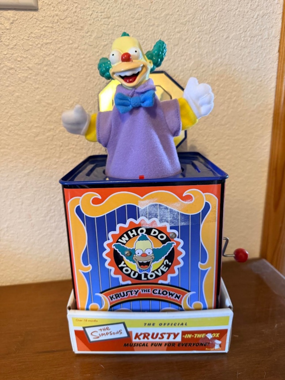 The Simpsons Krusty the Clown Jack in the Box
